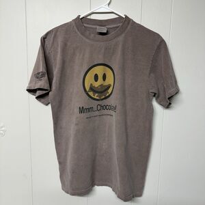 Vintage CRAZY SHIRTS Mmm Chocolate Graphic Chocolate Dyed T Shirt Men S GUC*